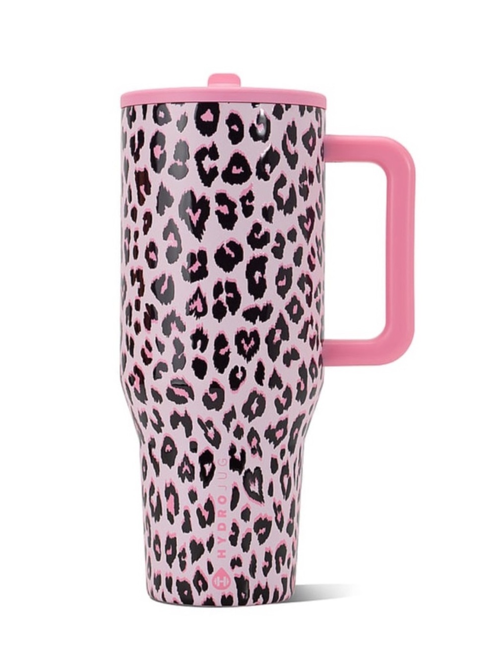Pink X Hydrojug Leopard 32OZ Traveler Water Bottle